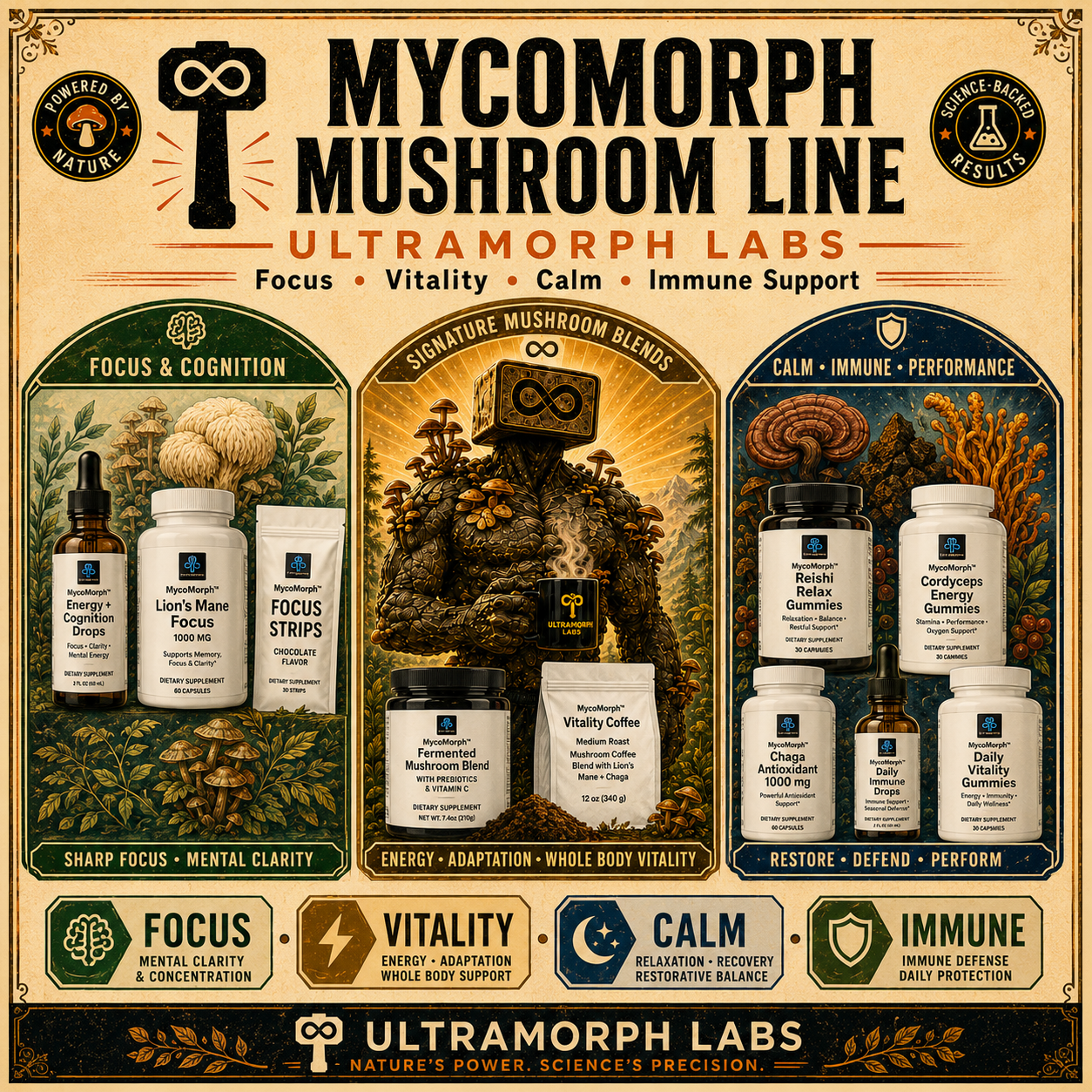 MycoMorph™ Mushroom Line