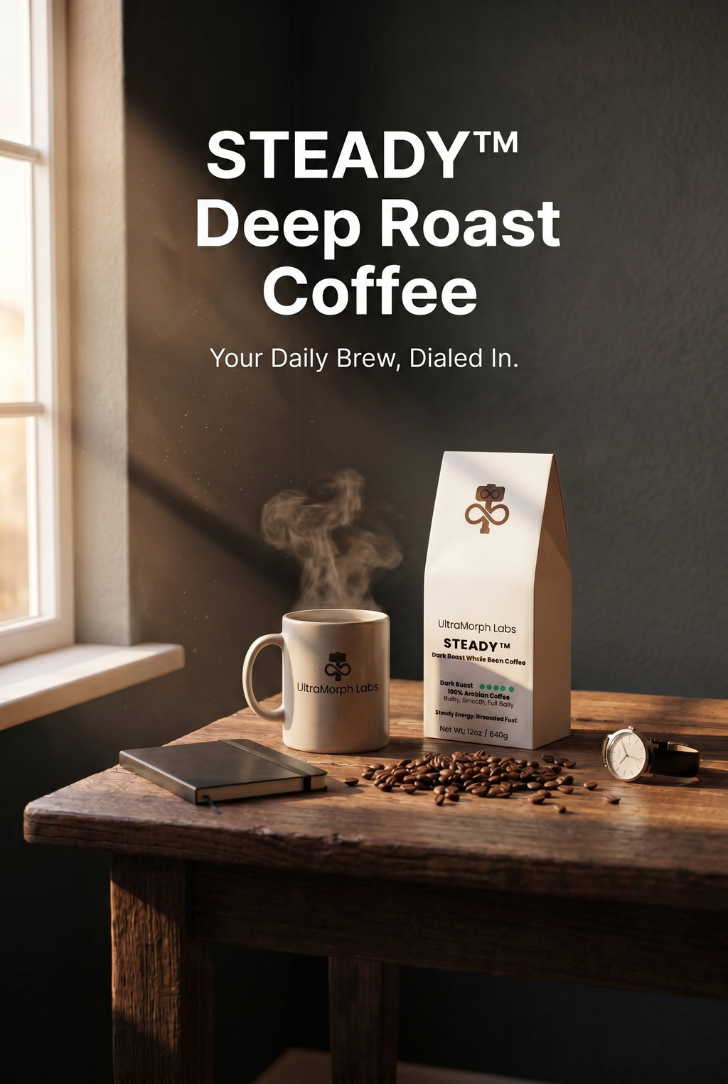 STEADY™ Deep Roast Coffee (Dark Roast)
